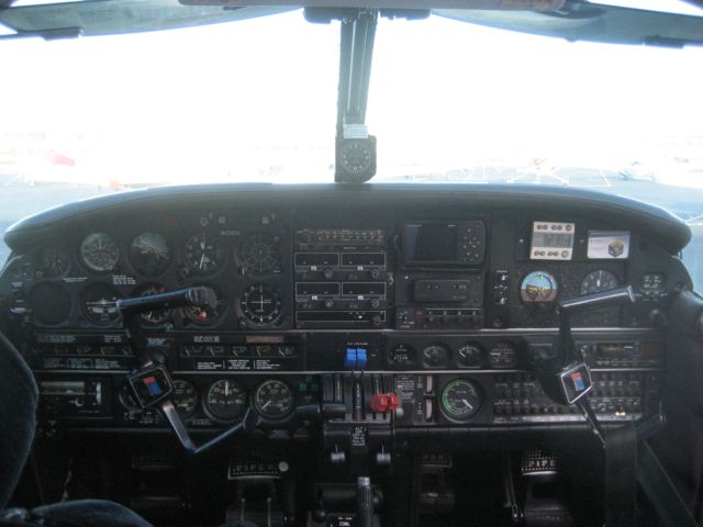 Inside view of our aircraft